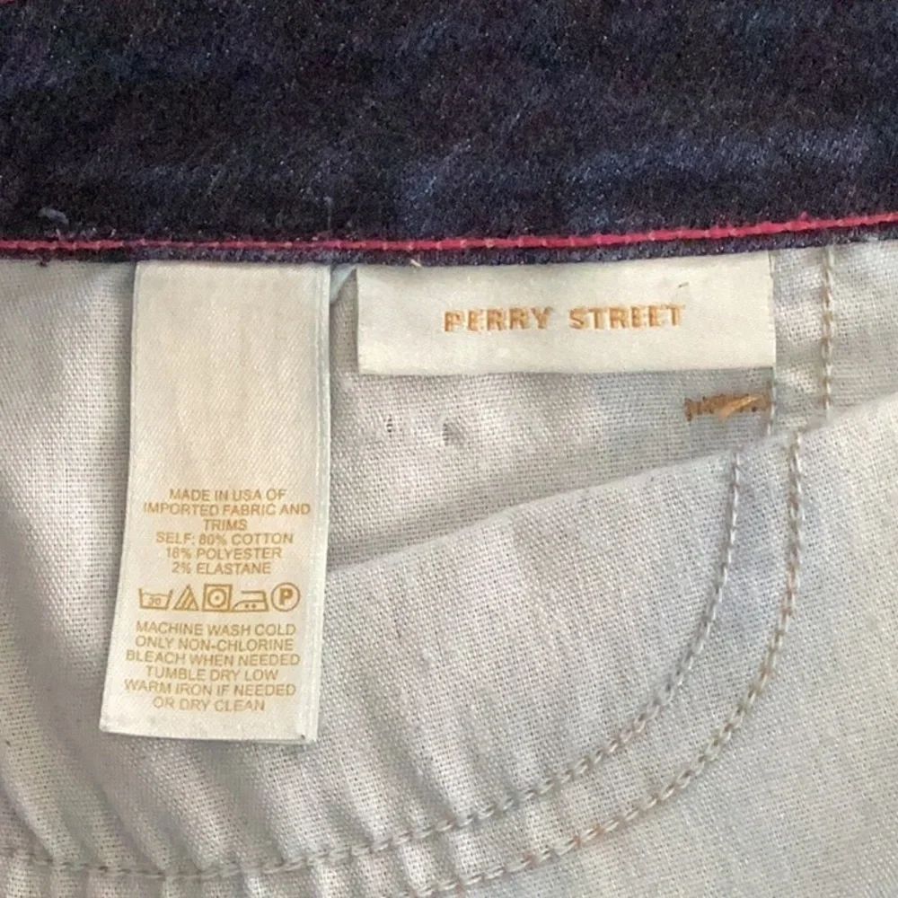 kate spade Dark Indigo Straight-Leg Jeans Perry Street Play Hooky Size 28